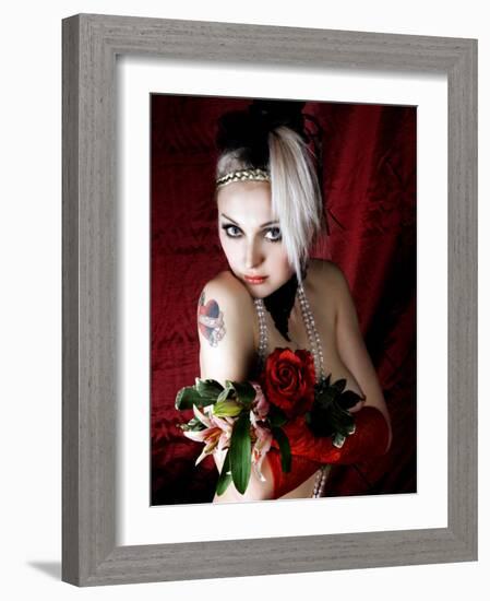 Strut Your Funky Stuff-Lynne Davies-Framed Photographic Print