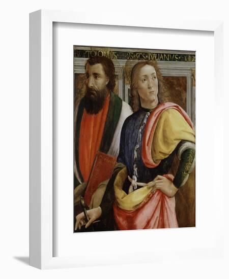 Sts Bartholomew and Julian the Hospitaler-Agnolo di Domenico di Donnino-Framed Giclee Print