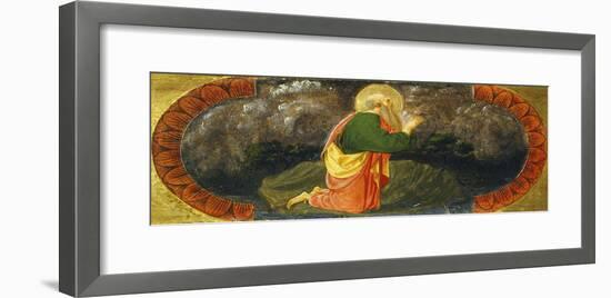 Sts John on Patmos, Detail from Right Side of Quarate Predella-Paolo Uccello-Framed Giclee Print