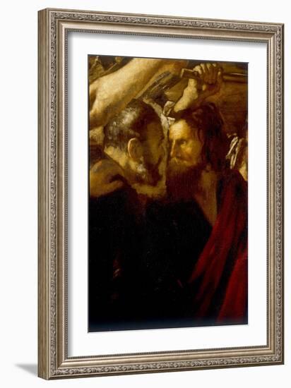 Sts Peter and Paul Meet on the Way To Their Martyrdom-Giovanni Serodine-Framed Giclee Print