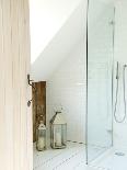 Lanterns and Shower Cubicle in Bathroom of Cottage Conversion, UK-Stuart Cox-Photo