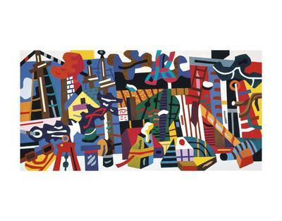 Swing Landscape, 1938' Art Print - Stuart Davis | Art.com