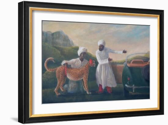 Stubbs Cheetah and Jaguar-Lincoln Seligman-Framed Giclee Print