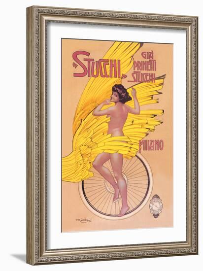 Stucchi Bicycles-Gian Emilio Malerba-Framed Art Print