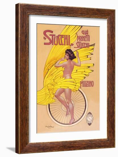 Stucchi Bicycles-Gian Emilio Malerba-Framed Art Print