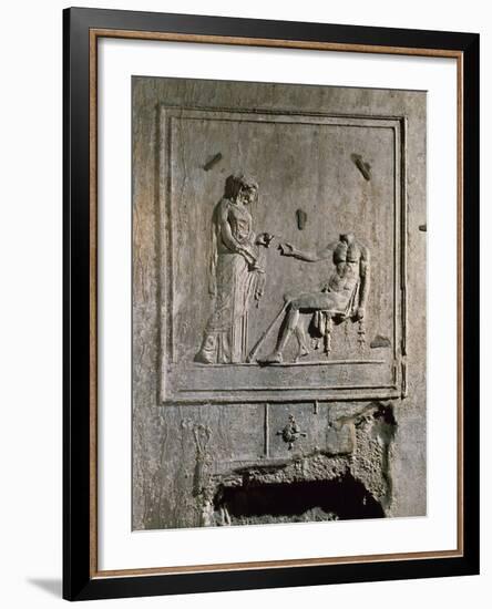 Stucco Relief from Basilica Di Porta Maggiore, Rome, Italy-null-Framed Giclee Print