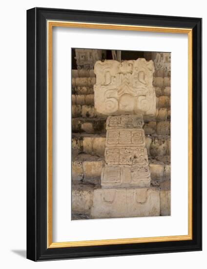 Stucco Sculpture, Tomb of Ukit Kan Lek Tok, Mayan Ruler-Richard Maschmeyer-Framed Photographic Print