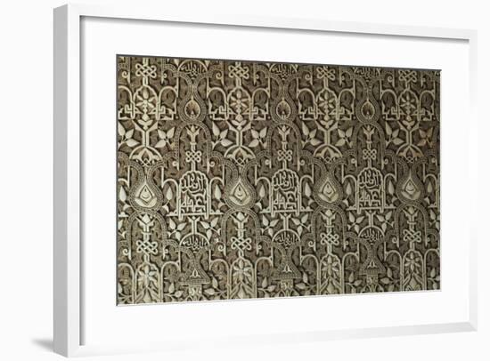 Stuccos,Alhambra, Granada, Andalucia, Spain-null-Framed Giclee Print