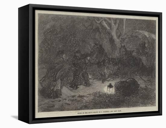 Stuck in the Snow-Charles Robinson-Framed Premier Image Canvas