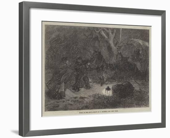 Stuck in the Snow-Charles Robinson-Framed Giclee Print