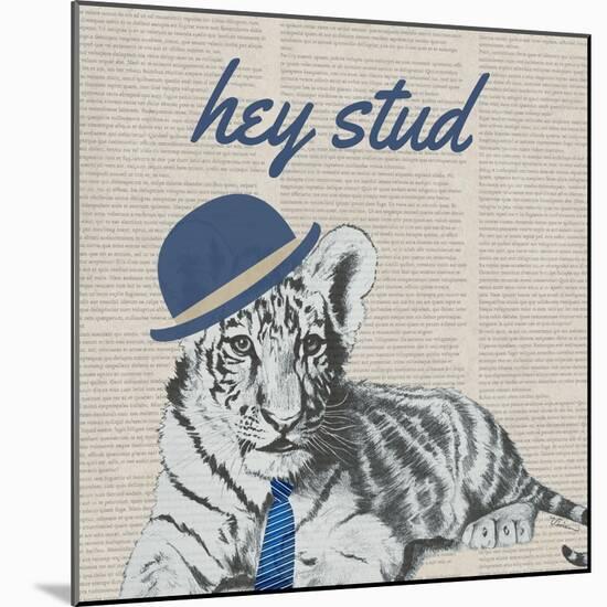 Stud Tiger-Vivien Rhyan-Mounted Art Print