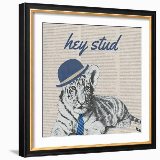 Stud Tiger-Vivien Rhyan-Framed Art Print