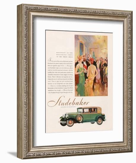 Studebaker, Magazine Advertisement, USA, 1929-null-Framed Giclee Print