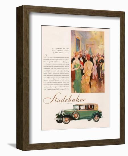 Studebaker, Magazine Advertisement, USA, 1929-null-Framed Giclee Print
