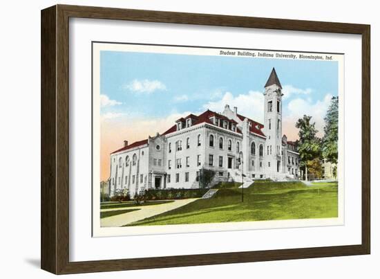 Student Building, University, Bloomington, Indiana-null-Framed Art Print