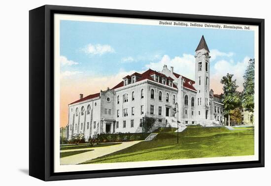 Student Building, University, Bloomington, Indiana-null-Framed Stretched Canvas