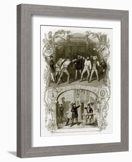 Student Life in Germany-English-Framed Giclee Print