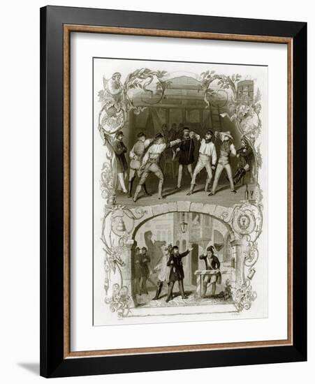 Student Life in Germany-English-Framed Giclee Print