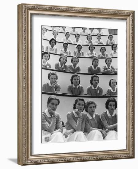 Student Nurses at Roosevelt Hospital-Alfred Eisenstaedt-Framed Photographic Print