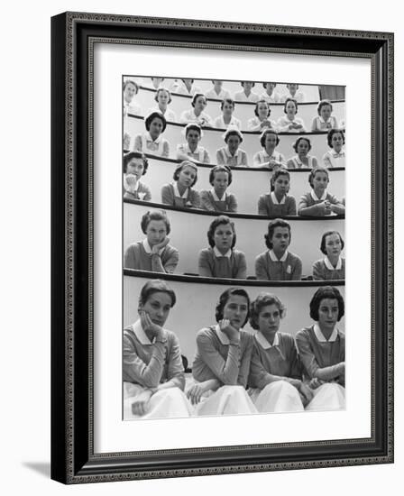 Student Nurses at Roosevelt Hospital-Alfred Eisenstaedt-Framed Photographic Print