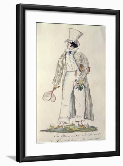 Student of Harvard University in 1820-null-Framed Giclee Print