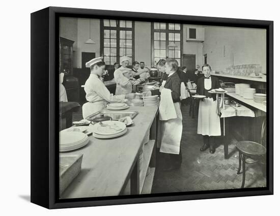 Student Waiters, Westminster Technical Institute, London, 1914-null-Framed Premier Image Canvas