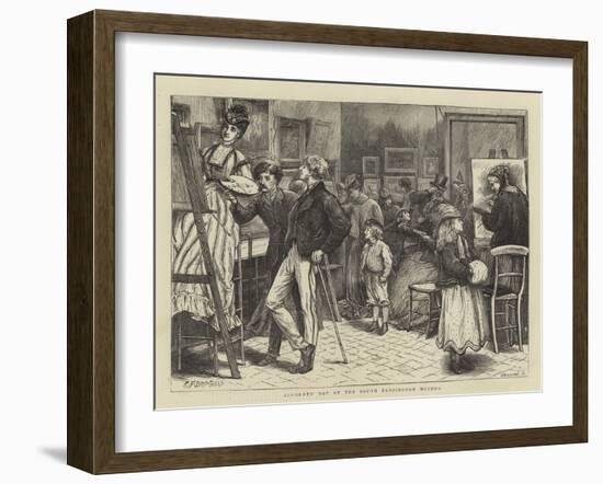 Students' Day at the South Kensington Museum-Edward Frederick Brewtnall-Framed Giclee Print