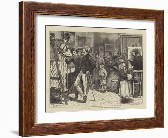 Students' Day at the South Kensington Museum-Edward Frederick Brewtnall-Framed Giclee Print