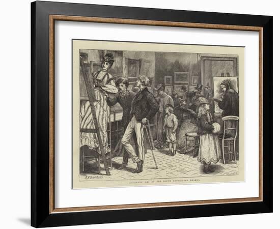 Students' Day at the South Kensington Museum-Edward Frederick Brewtnall-Framed Giclee Print