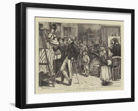 Students' Day at the South Kensington Museum-Edward Frederick Brewtnall-Framed Giclee Print