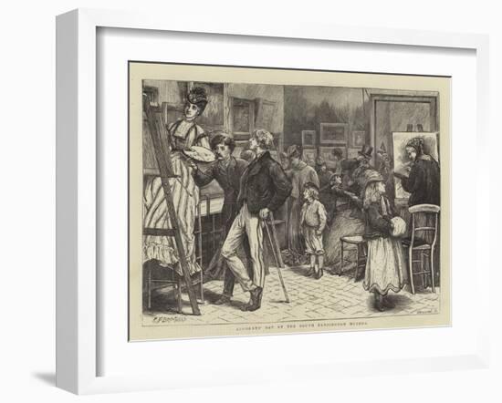 Students' Day at the South Kensington Museum-Edward Frederick Brewtnall-Framed Giclee Print