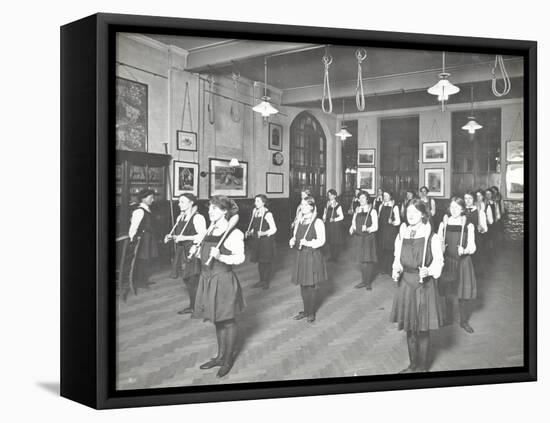 Students in the Gymnasium, Ackmar Road Evening Institute for Women, London, 1914-null-Framed Premier Image Canvas
