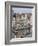 Students Relaxing Along Banks of Graslei, Ghent, Belgium-James Emmerson-Framed Photographic Print