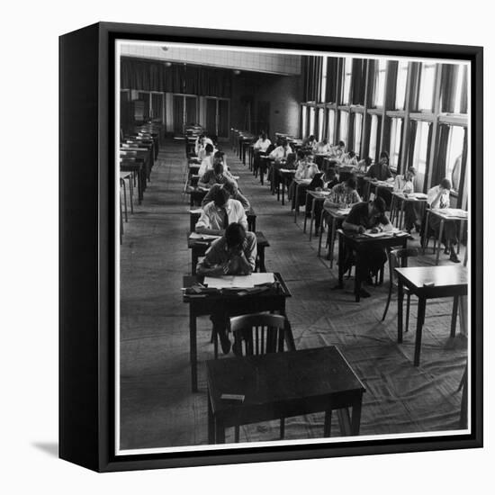 Students Taking their Exams at Hatfield Technical College-Henry Grant-Framed Premier Image Canvas