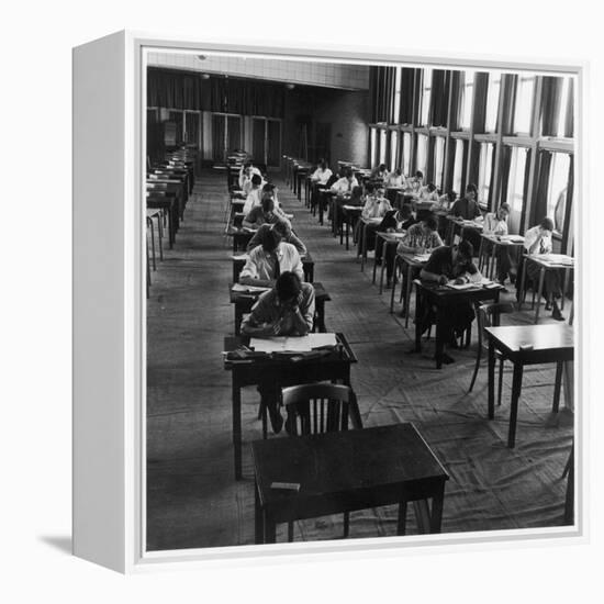 Students Taking their Exams at Hatfield Technical College-Henry Grant-Framed Premier Image Canvas