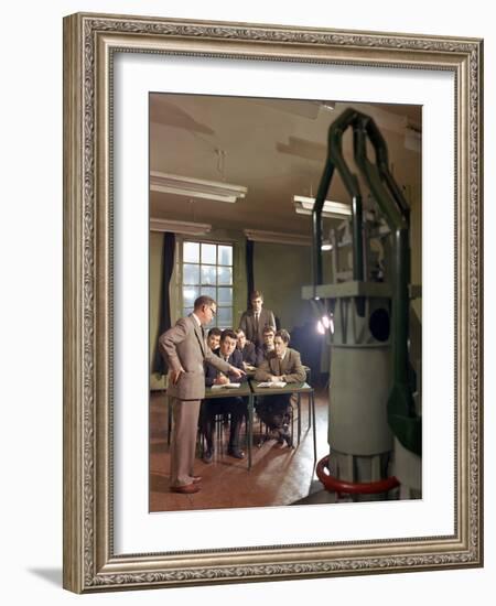 Students Training at the Park Gate Iron and Steel Co, Rotherham, South Yorkshire, 1964-Michael Walters-Framed Photographic Print