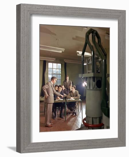 Students Training at the Park Gate Iron and Steel Co, Rotherham, South Yorkshire, 1964-Michael Walters-Framed Photographic Print