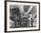 Students Wearing Straw Hats, Swarming Into Sunday Chapel-Cornell Capa-Framed Photographic Print