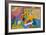 Studie zu Improvisation 3 (1910)-Wassily Kandinsky-Framed Art Print