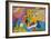 Studie zu Improvisation 3 (1910)-Wassily Kandinsky-Framed Art Print