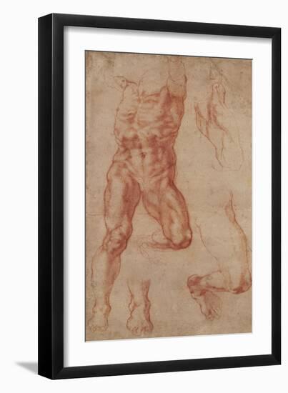 Studies for Haman-Michelangelo-Framed Art Print