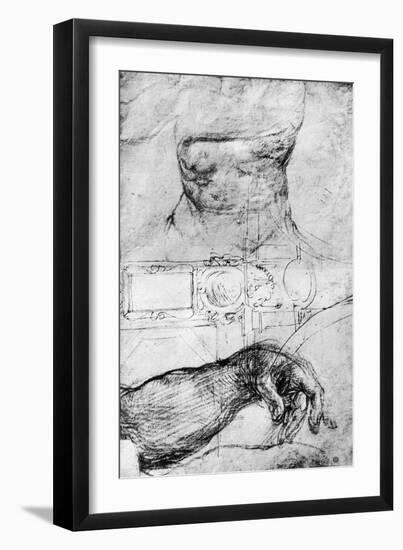 Studies for the Ceiling of the Sistine Chapel, Rome, 1913-Caravaggio-Framed Giclee Print