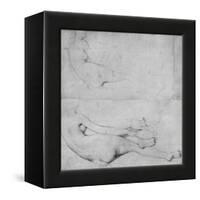 Studies for the Grande Odalisque-Jean-Auguste-Dominique Ingres-Framed Premier Image Canvas