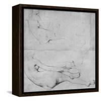 Studies for the Grande Odalisque-Jean-Auguste-Dominique Ingres-Framed Premier Image Canvas