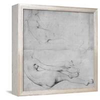 Studies for the Grande Odalisque-Jean-Auguste-Dominique Ingres-Framed Premier Image Canvas