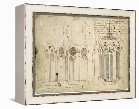 Studies for the Lantern in 'The Light of the World', 1851-52 ( Pen & Brown Ink over Graphite on Dis-William Holman Hunt-Framed Premier Image Canvas