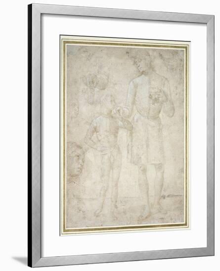 Studies for Tobias and the Angel-Pietro Perugino-Framed Giclee Print