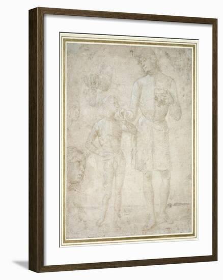 Studies for Tobias and the Angel-Pietro Perugino-Framed Giclee Print