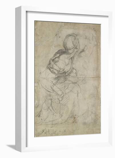 Studies for Two Kneeling Women-Raphael-Framed Giclee Print