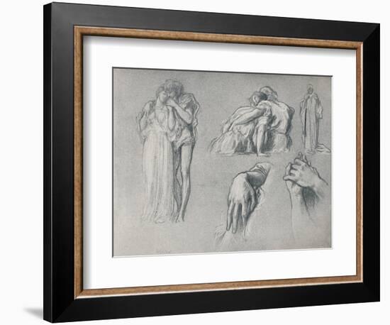 'Studies for Wedded', 1882, (1897)-Frederic Leighton-Framed Giclee Print